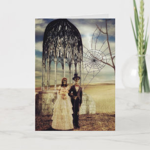 GOTHIC SKELETONS BRÖLLOP GRATTIS CARD KORT