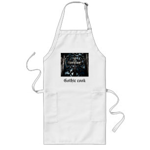 Gothic skrev järn celtic kor apron långt förkläde