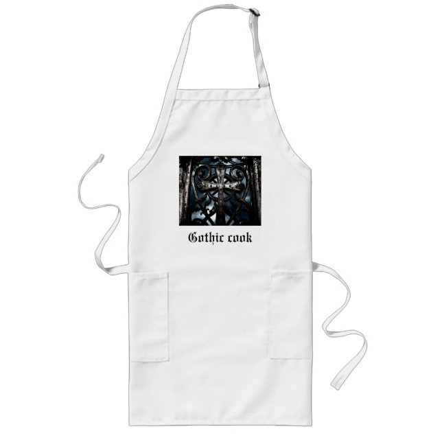 Gothic skrev järn celtic kor apron långt förkläde (Framsidan)