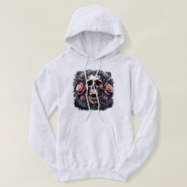 Gothic Skull adad med Ro Hoodie