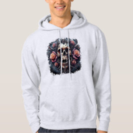 Gothic Skull adad med Ro Hoodie