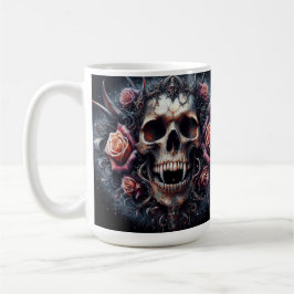 Gothic Skull adad med Ro Kaffemugg