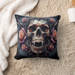 Gothic Skull adad med Ro Kudde