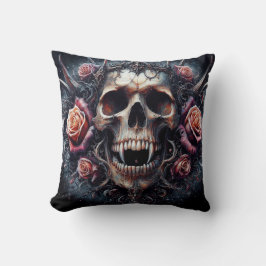 Gothic Skull adad med Ro Kudde