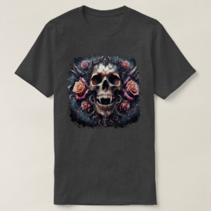 Gothic Skull adad med Ro T Shirt