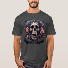 Gothic Skull adad med Ro T Shirt