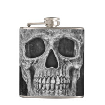 Gothic Skull Ansikte Black and White Coola Grunge