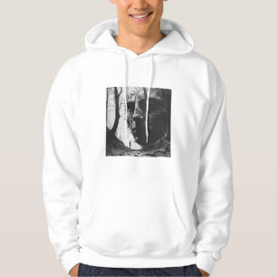 Gothic Skull Art Shirt - Mysterious Forest Design Hoodie