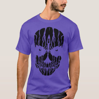 Gothic Skull Black T Shirt