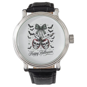 Gothic Skull Cherry Halloween Armbandsur