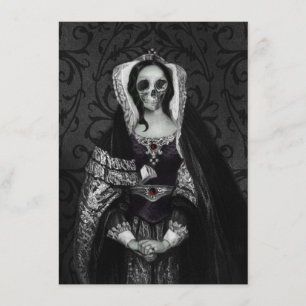 Gothic Skull Dam Meddelande