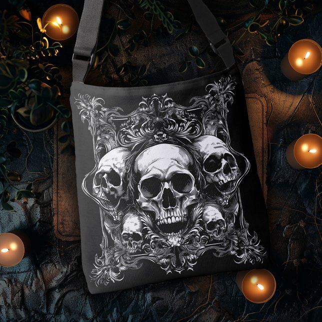 Gothic Skull-design Axelväska (Skapare uppladdad)