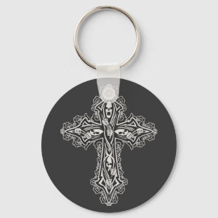 Gothic Skull Kor Nyckelring