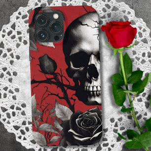 Gothic Skull med Black Ro