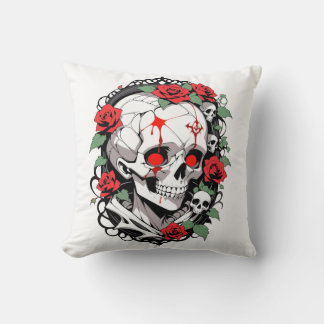 Gothic Skull med Ro Kudde