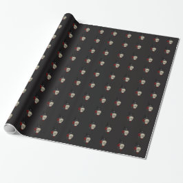 Gothic Skull med Ro och Raven Presentpapper