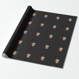 Gothic Skull med Ro och Raven Presentpapper