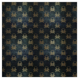 Gothic Skull och Bones Costume Fabric Tyg