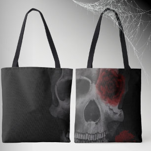 Gothic Skull och Röd ros har inaktiverats Tygkasse