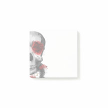 Gothic Skull och Röd ros