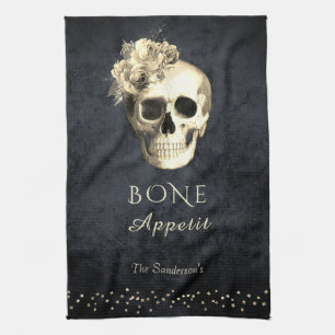 Gothic Skull Ro Personlig Kökshandduk