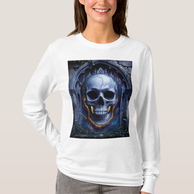 Gothic Skull Symphony t shirt (Framsida)