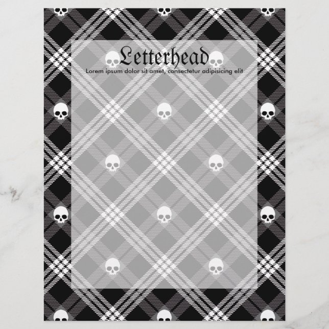 Gothic Skull Tartan Play (Framsida)