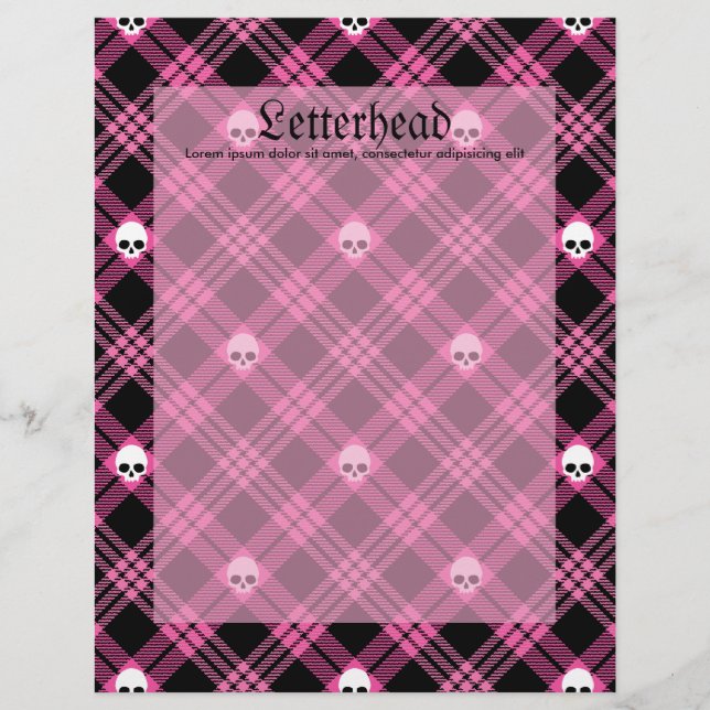 Gothic Skull Tartan Play (Framsida)