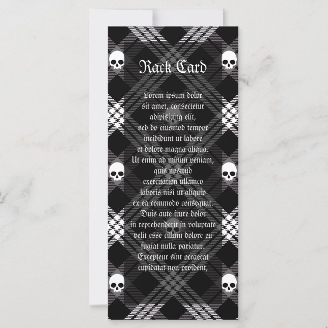 Gothic Skull Tartan Play (Framsida)