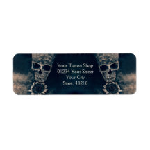 Gothic Skull-Vintagen för solrosor Stil