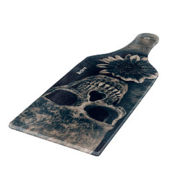 Gothic Skull-Vintagen för solrossoffor Antique
