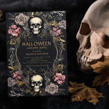 Gothic Skull Vuxen Halloween fest