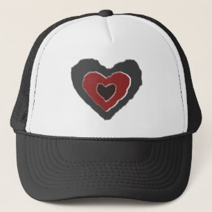 Gothic Smälter Kärlek Heart Hat Truckerkeps