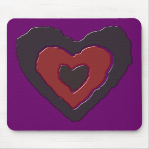 Gothic Smälter Kärlek Heart Mousepad Musmatta