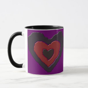 Gothic Smälter Kärlek Heart Mugg