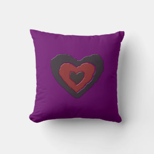 Gothic Smälter Kärlek Heart Pillow Kudde