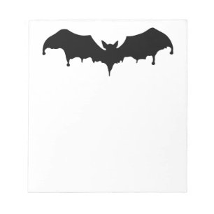 Gothic Smälter Vampyre Fladdermus Anteckningsblock