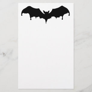 Gothic Smälter Vampyre Fladdermus Brevpapper