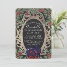 Gothic Snö White Fairy Tale Temaparty