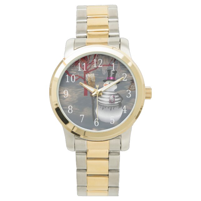 Gothic Snögubbe Watch Armbandsur (Framsida)