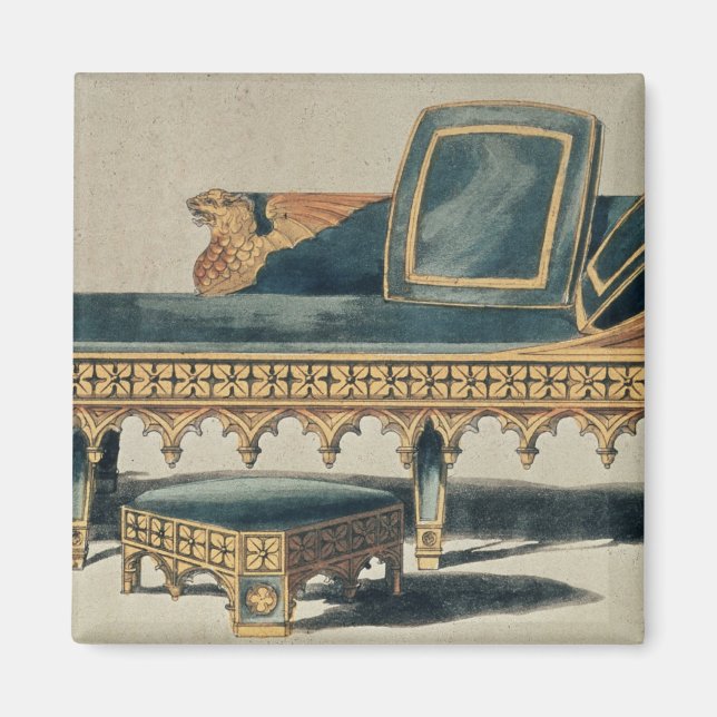 Gothic Soffa från "Repository of the Arts" Magnet (Framsidan)