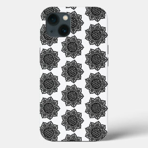 GOTHIC SOL Black White Celtic Knots Fodral-Mate iP