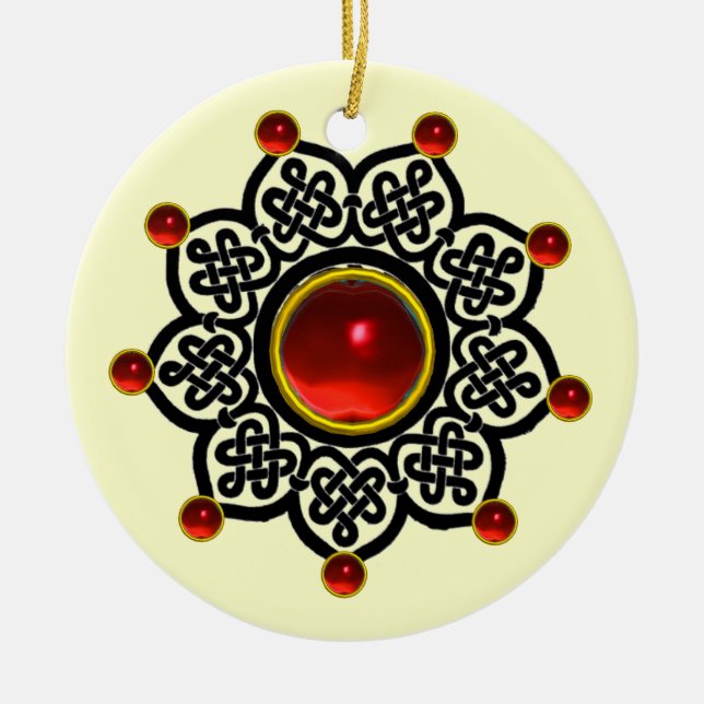 GOTHIC SOL GEM JULGRANSPRYDNAD KERAMIK (Framsidan)