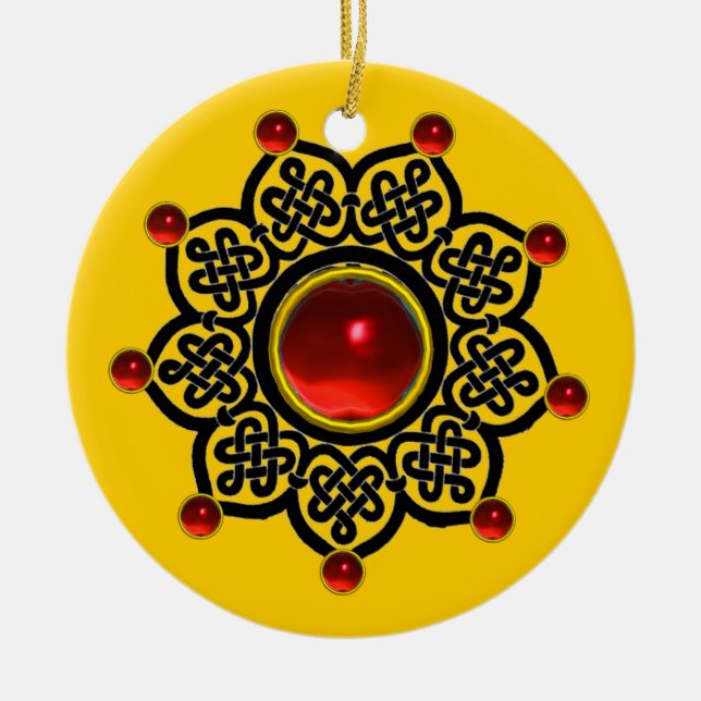 GOTHIC SOL GEM JULGRANSPRYDNAD KERAMIK (Framsidan)