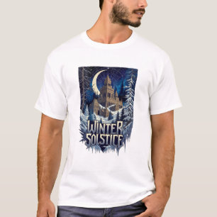 Gothic Solstice T-Shirt, Premium Mörk Akademi T Shirt