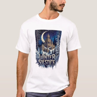 Gothic Solstice T-Shirt, Premium Mörk Akademi T Shirt