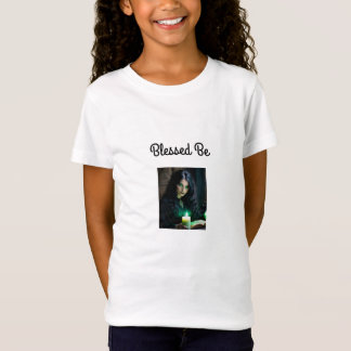Gothic Söt Witch, Mörk Tema T Shirt