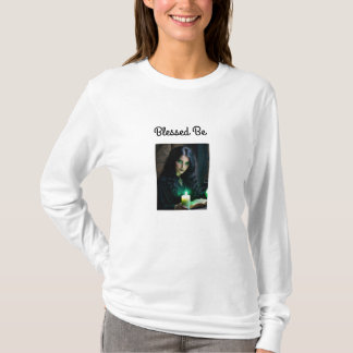 Gothic Söt Witch, Mörk Tema T Shirt
