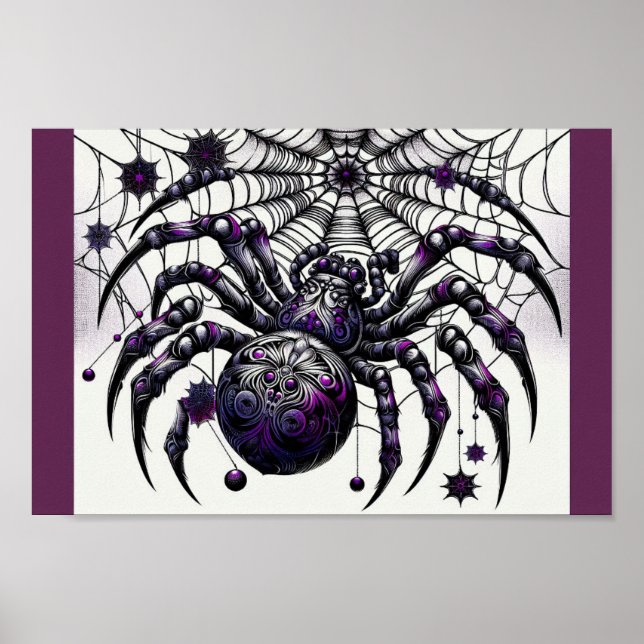 Gothic Spider: Halloween Webben of Intrigue Poster (Framsidan)