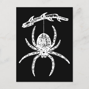 Gothic Spider Hanging från Gren Vykort